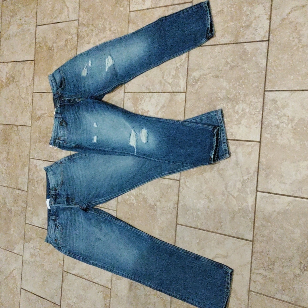 LOT 2 Pairs Boyish 27 High Rise Straight Skinny Billy Waterfront Tommy Greed New